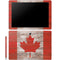 Canadian Flag Dark Wood Galaxy Book 12in Skin